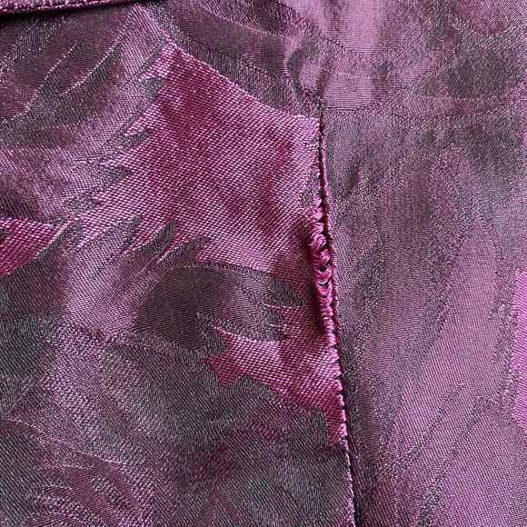 Vintage magenta floral blouse - Picture 8 of 8